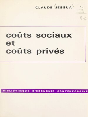 cover image of Coûts sociaux et coûts privés